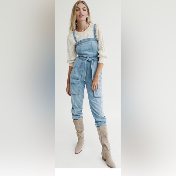 Free People Pants - Free People Denim Jumpsuit